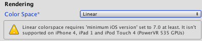 Unity Editor предотвращает построение Player для игр, которые будут отображаться неправильно