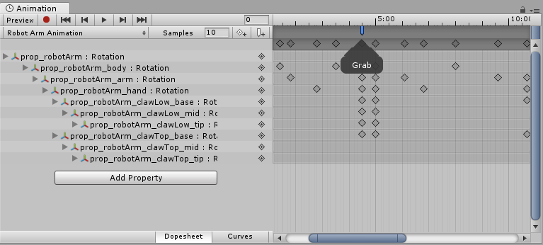 Пример указания мыши на событие Animation для отображения события tooltip.