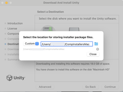Изменить расположение по умолчанию на Custom для macOS