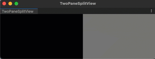 Пример TwoPaneSplitView
