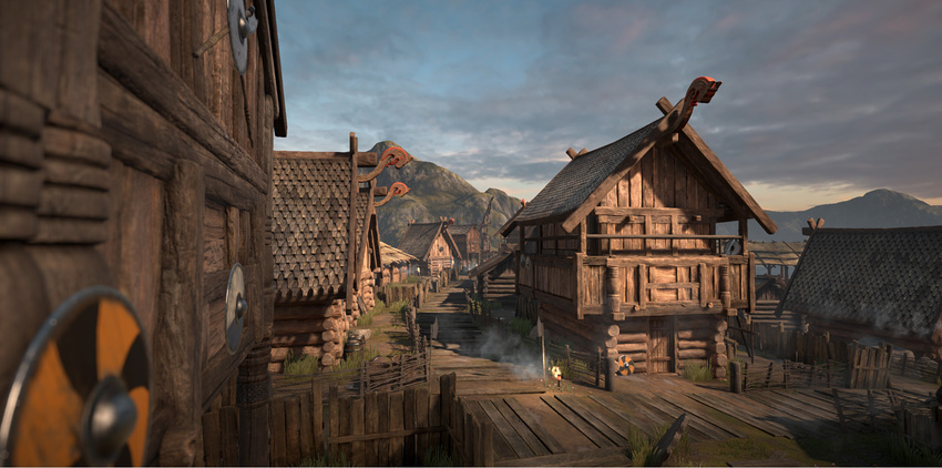 Сцена отображается с использованием Standard Shader на всех моделях
