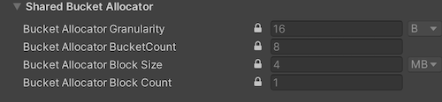 Общий распределитель bucket для Windows, macOS и Linux Player