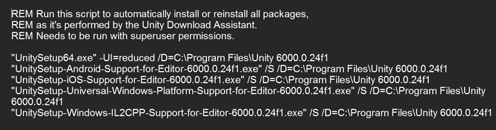 Образец содержимого файла install.bat (Windows)