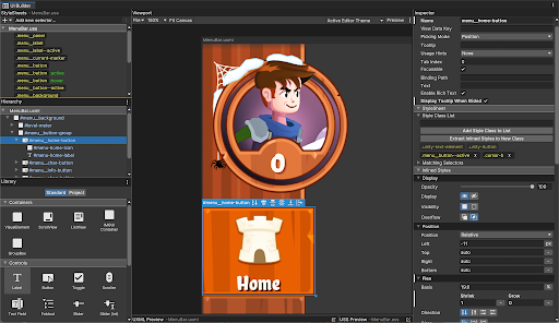 Пример UI Builder