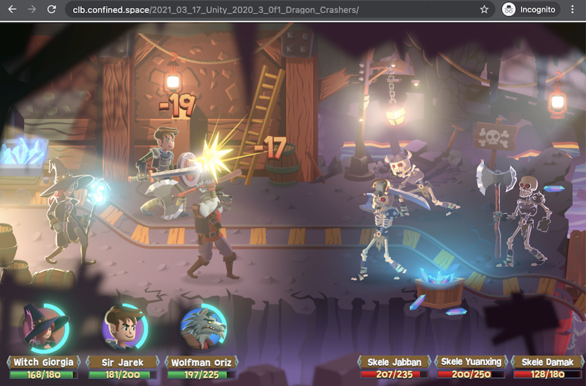 DragonCrashers работает на Web